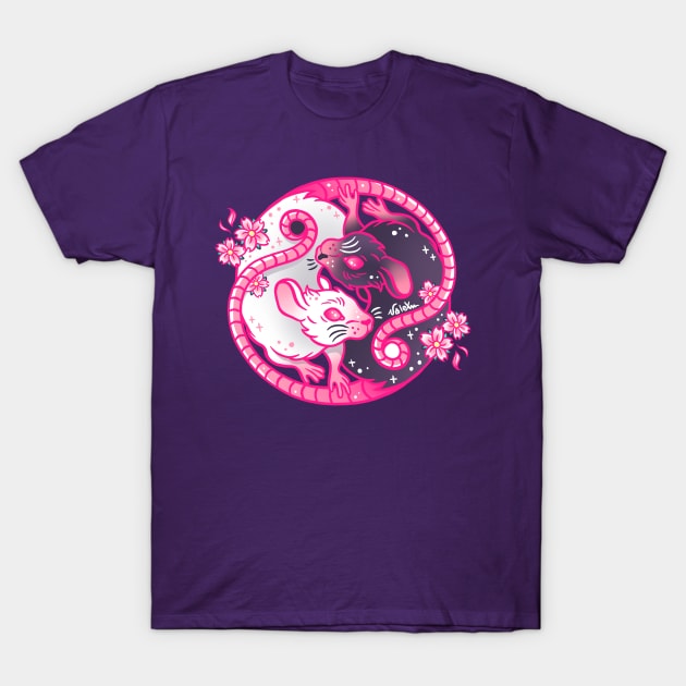 Yin Yang T-Shirt by valexn-store